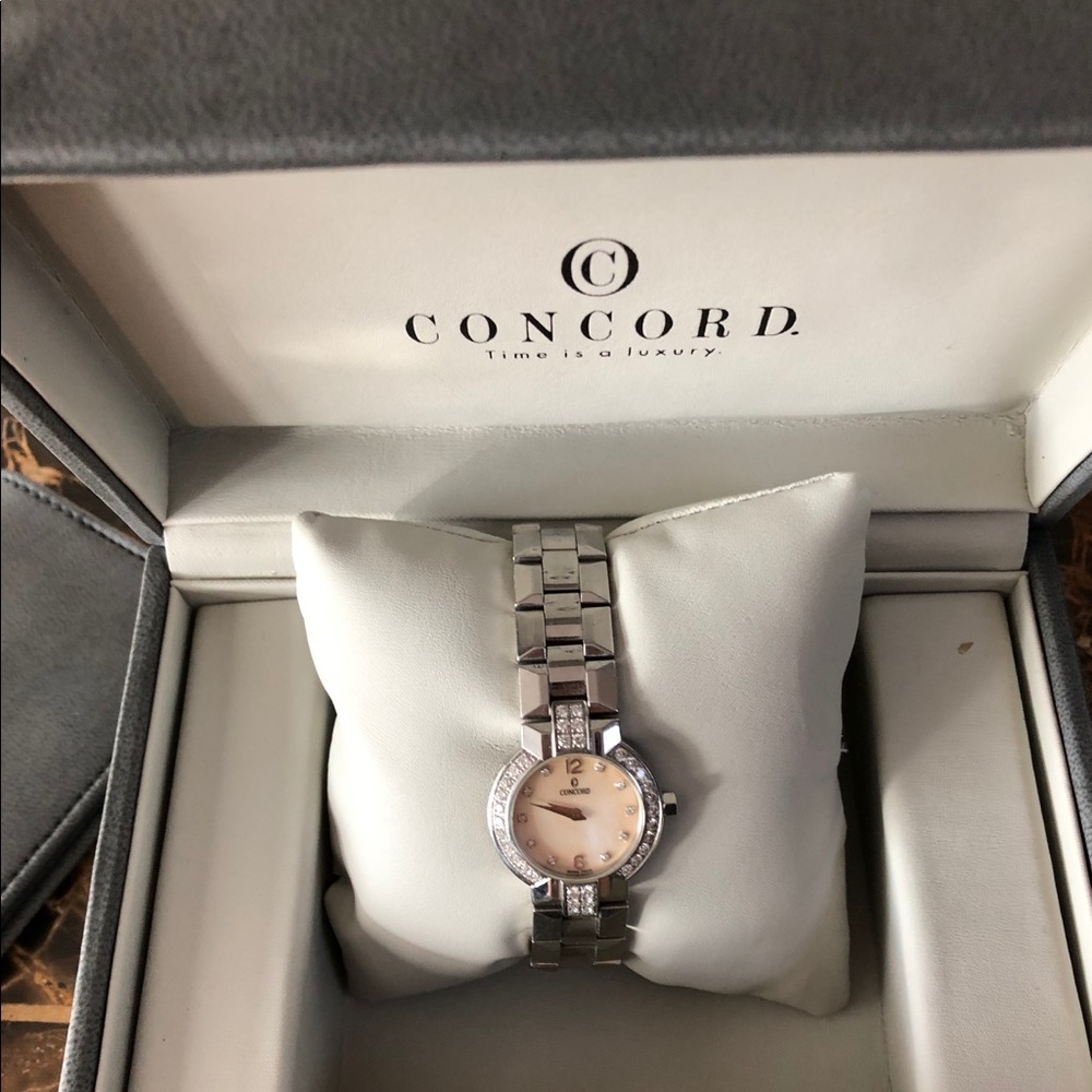 Authentic Diamond concord watch